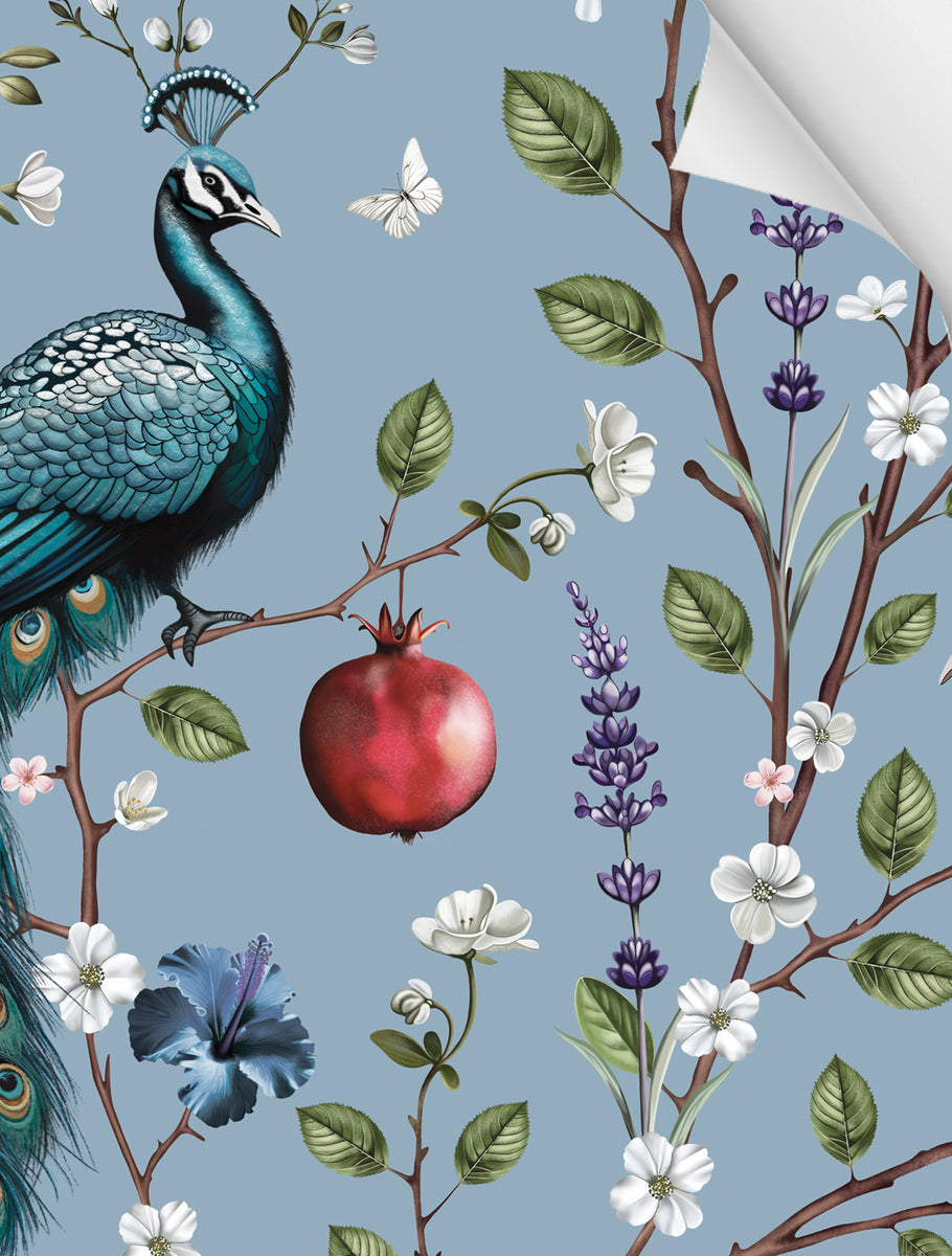 Witch and Watchman | Nocturne Zinzi Luxury Wallpaper sample