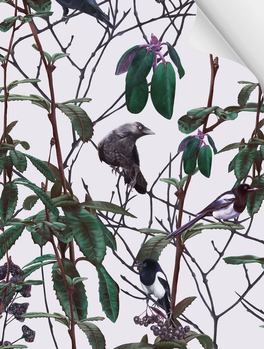 Witch and Watchman | Folia Light Luxury Wallpaper sample
