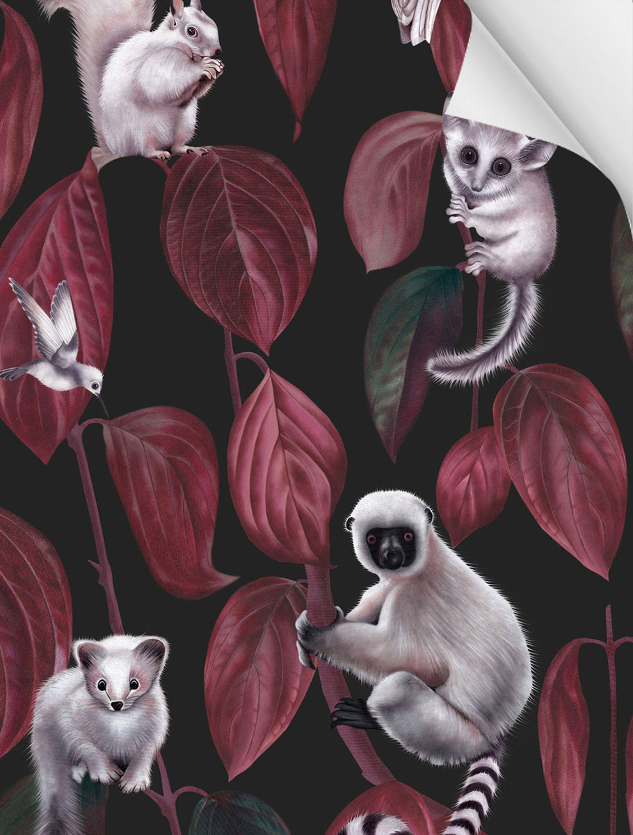 Witch and Watchman | Siberia Dark Luxury Wallpaper sample