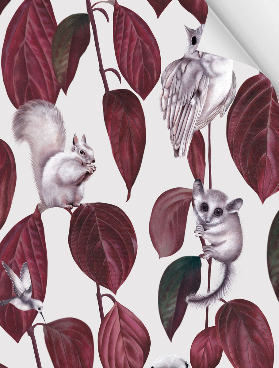 Witch and Watchman | Siberia Light Luxury Wallpaper sample